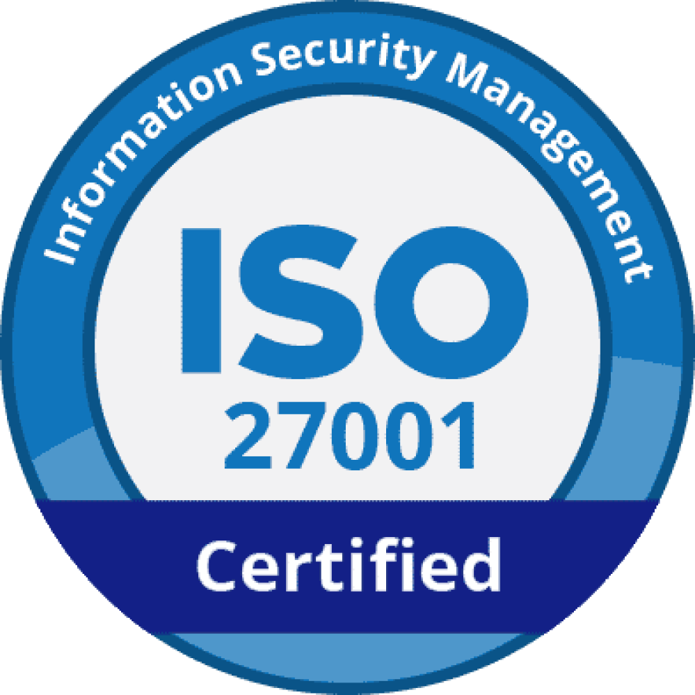 ISO 27001 Certified